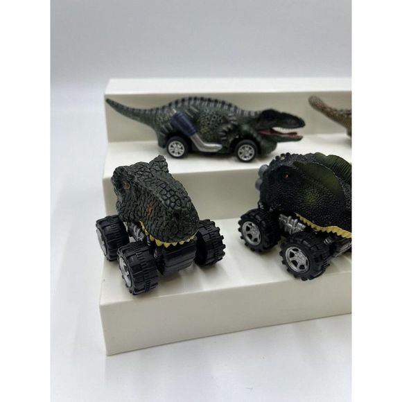 Lot 8 Dinosaur Shaped Toy Car Pull And Go Kid Gift Dino Toy Children Unbranded - Picture 2 of 9